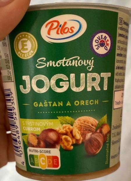 Zdjęcia - Smotanový jogurt Gaštan a Orech Pilos