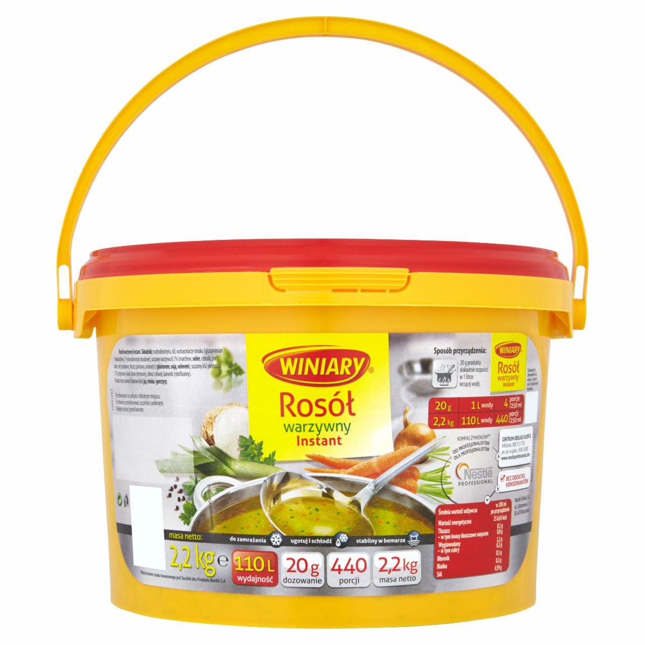 Zdjęcia - Winiary Rosół warzywny instant 2,2 kg