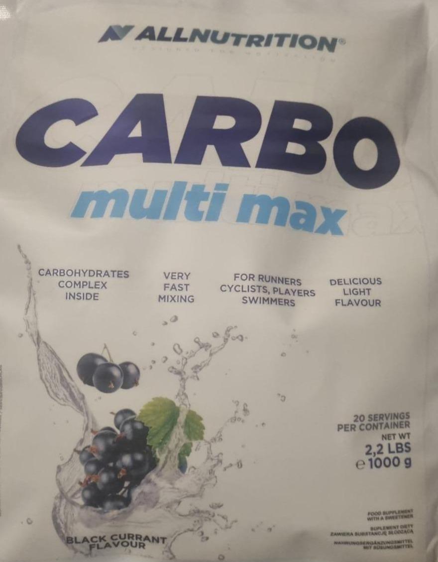 Zdjęcia - Carbo multi max black Currant allnutrition
