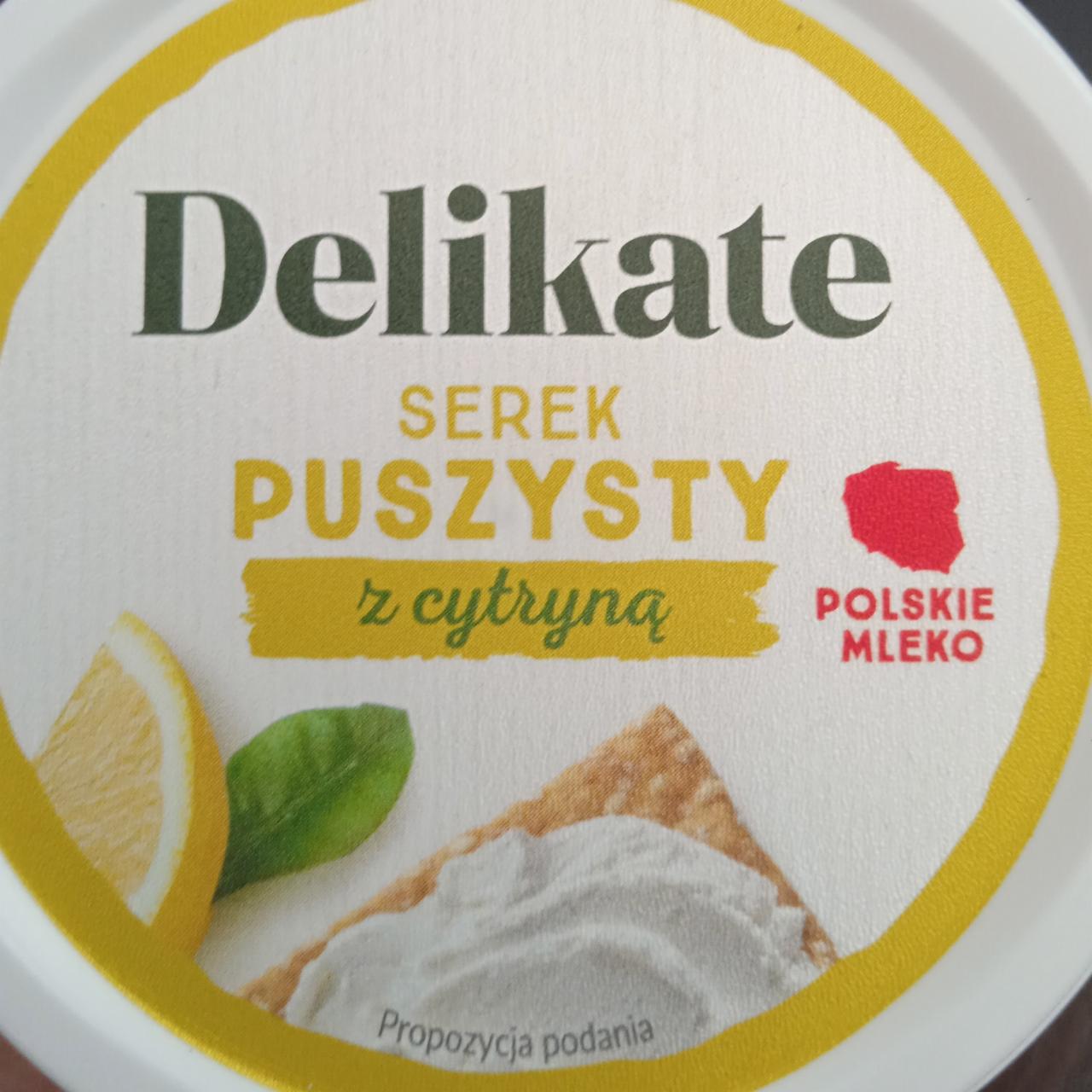 Zdjęcia - Serek puszysty z cytryną Delikate