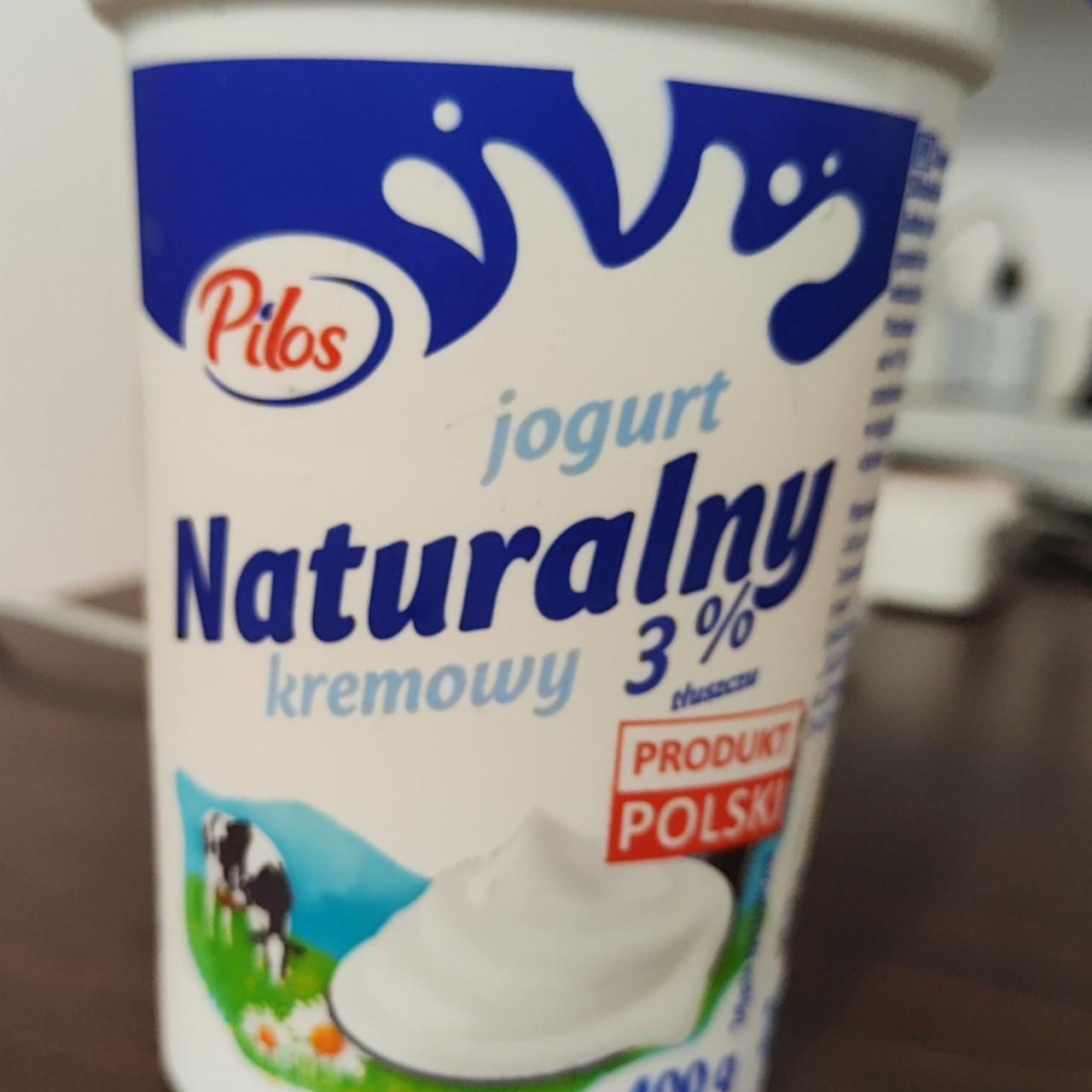 Zdjęcia - Jogurt 3% Naturalny Kremowy Pilos