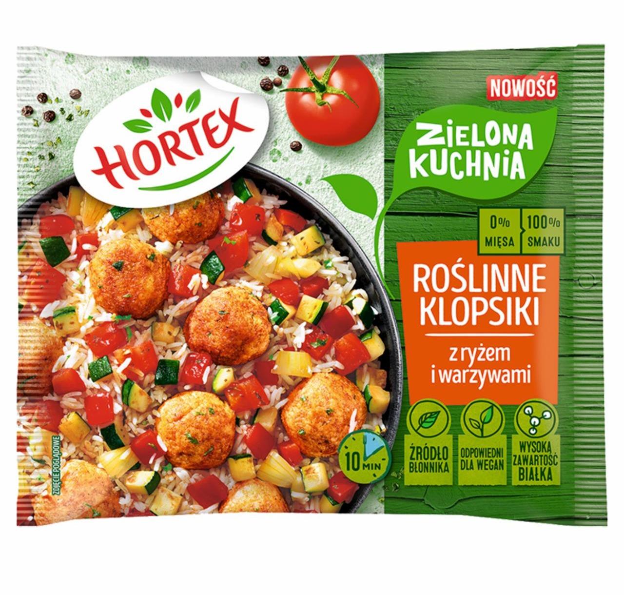 Zdjęcia - Zielona Kuchnia Klopsiki Ryżowe z Warzywami Hortex