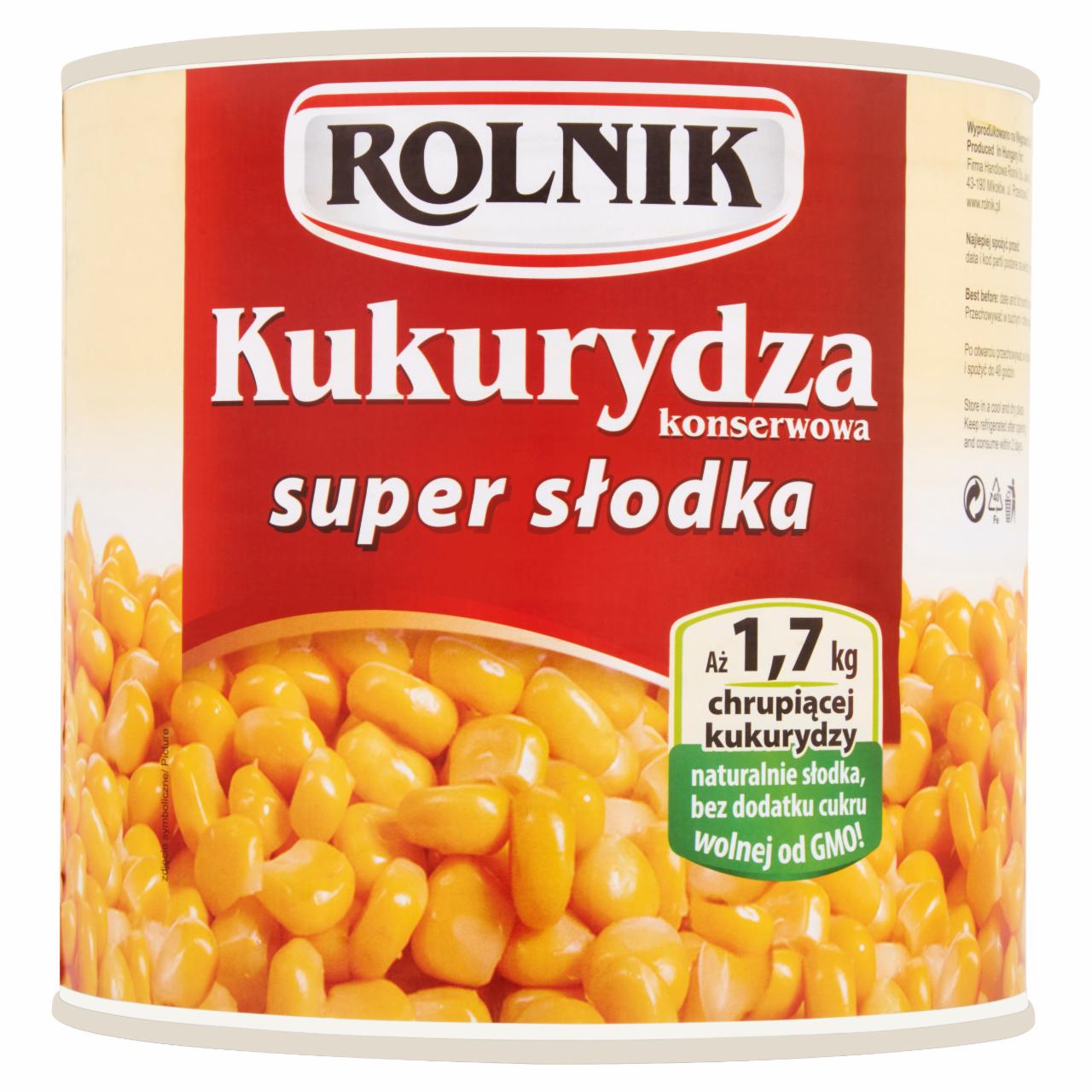 Zdjęcia - Rolnik Kukurydza konserwowa super słodka 2,12 kg