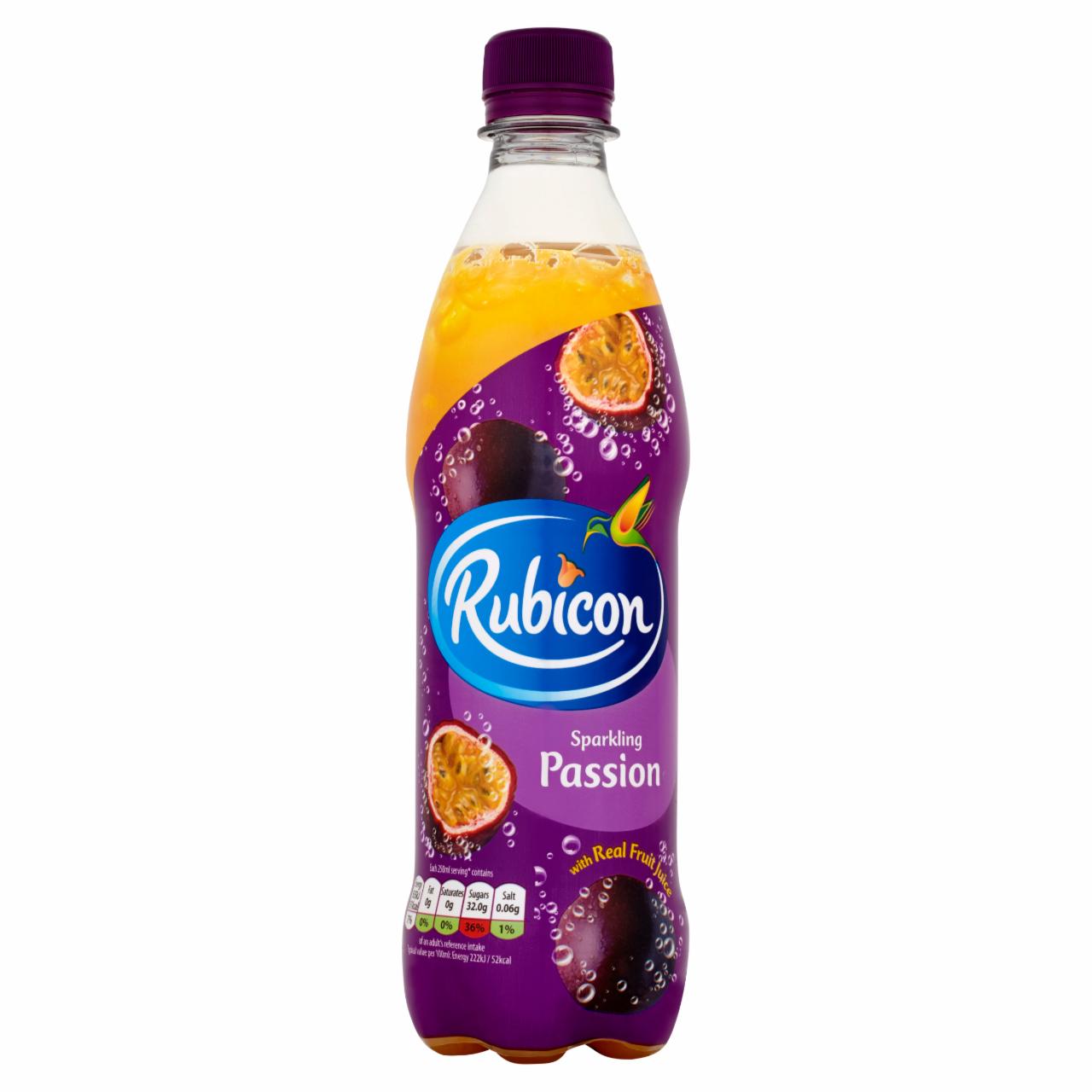 Zdjęcia - Rubicon Gazowany napój owocowy marakuja 500 ml