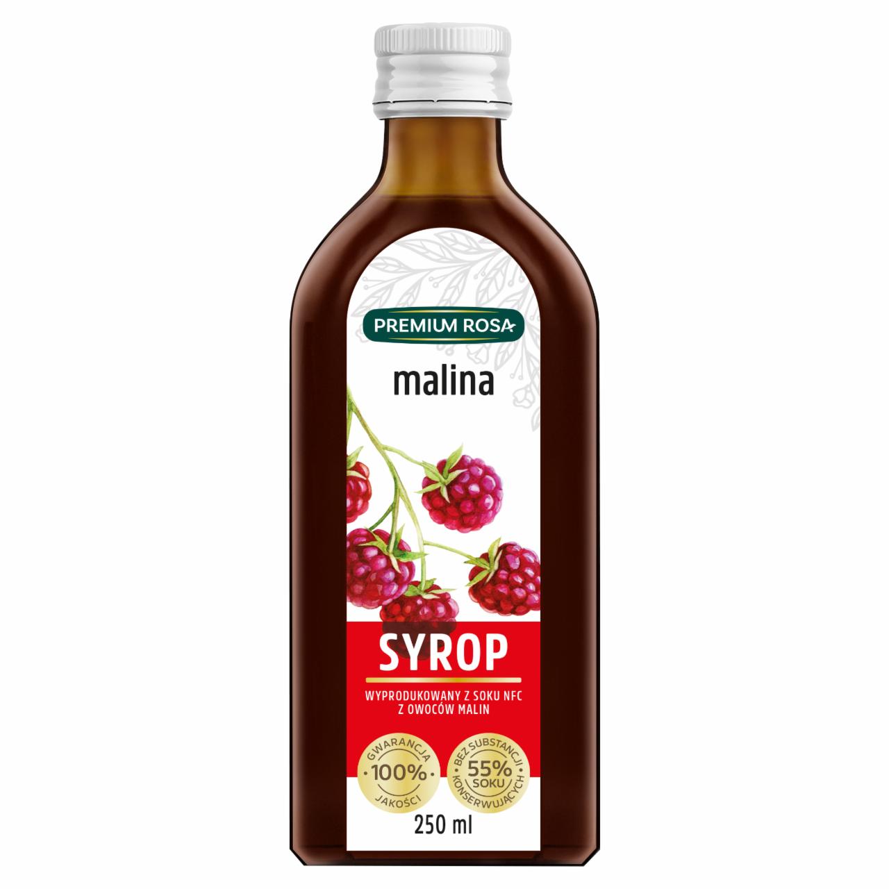 Zdjęcia - Premium Rosa Syrop malina 250 ml