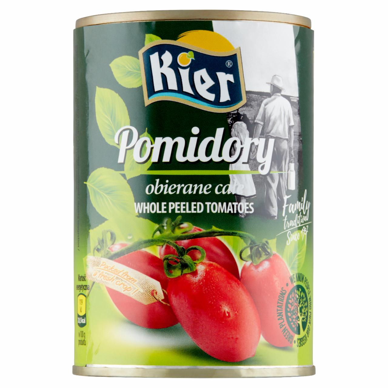 Zdjęcia - Kier Pomidory obierane całe 400 g