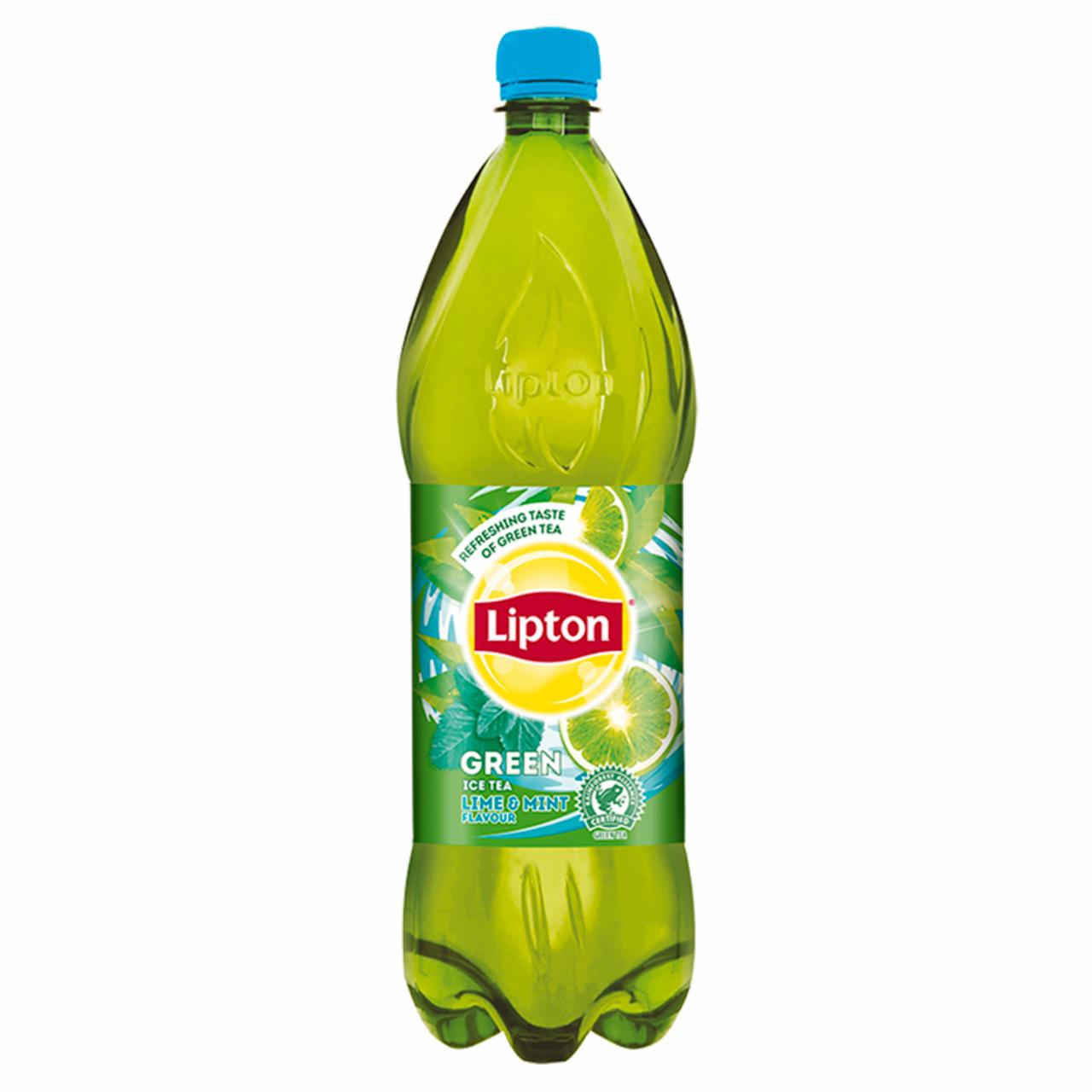 Zdjęcia - Lipton Ice Tea Green Lime & Mint Napój niegazowany 1 l