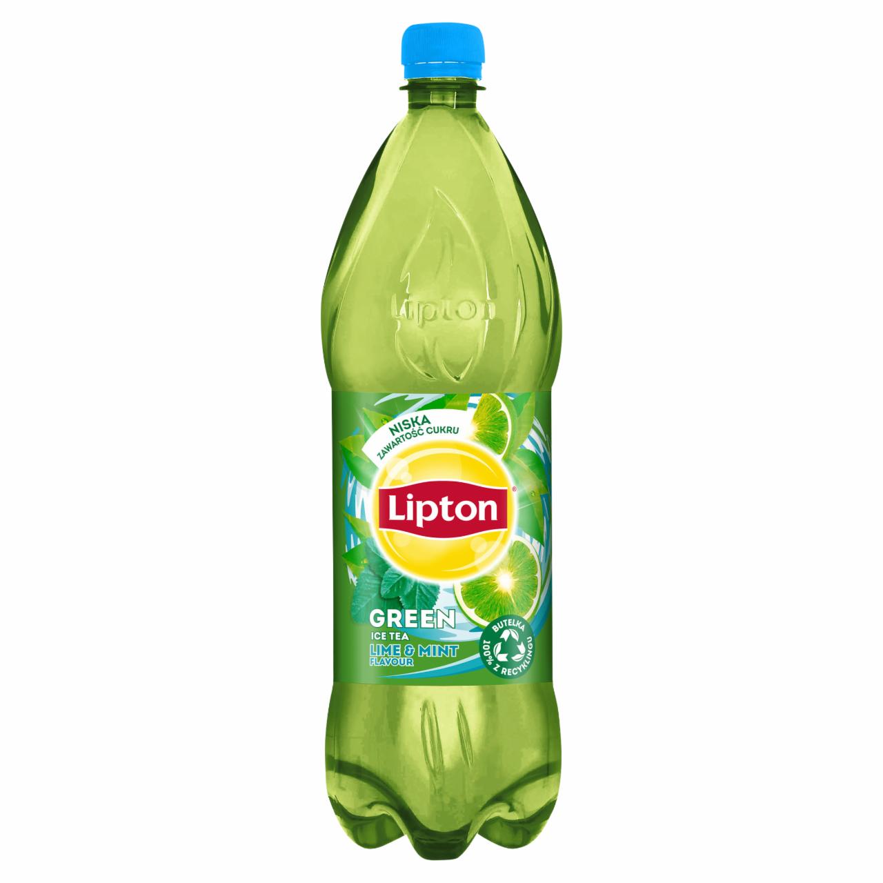 Zdjęcia - Lipton Ice Tea Green Lime & Mint Napój niegazowany 1 l