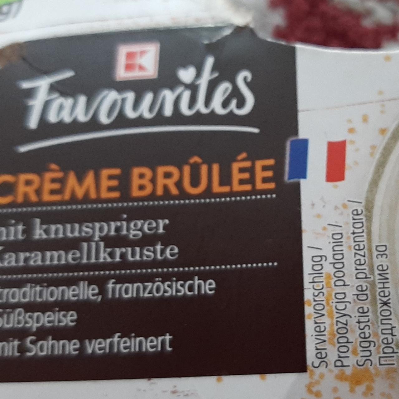 Zdjęcia - Creme brulee Kaufland Favourites