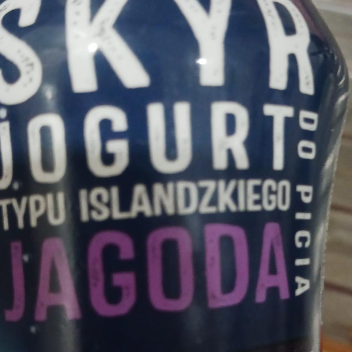 Zdjęcia - Skyr jogurt do picia typu islandzkiego jagoda