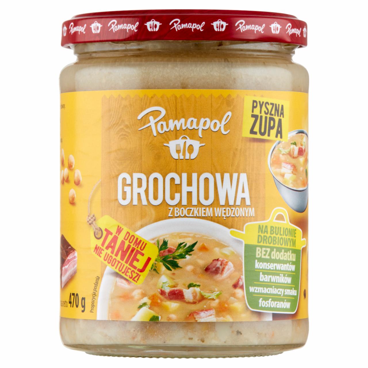 Zdjęcia - Pamapol Grochowa z boczkiem wędzonym 470 g