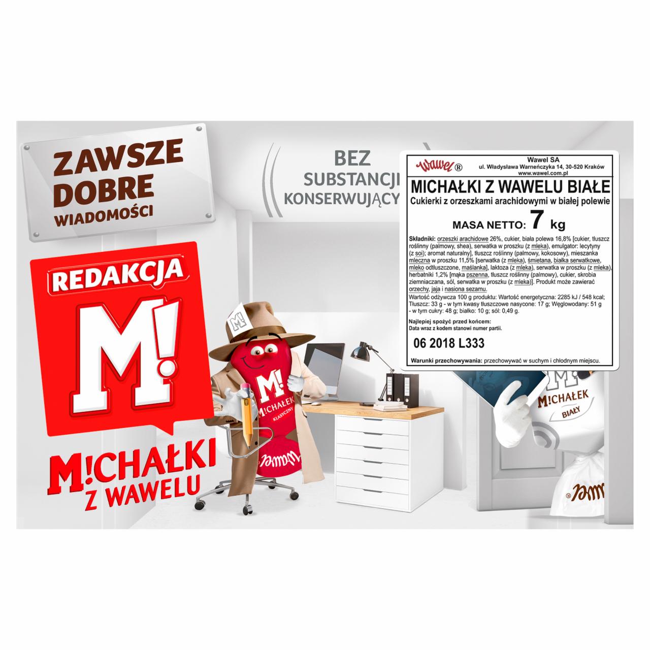 Zdjęcia - Wawel Michałki z Wawelu Białe Cukierki w białej polewie 7 kg