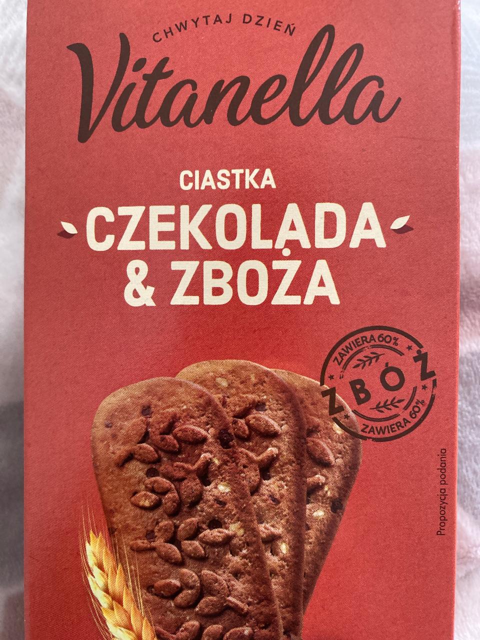 Zdjęcia - Ciastka czekolada & zboża Vitanella