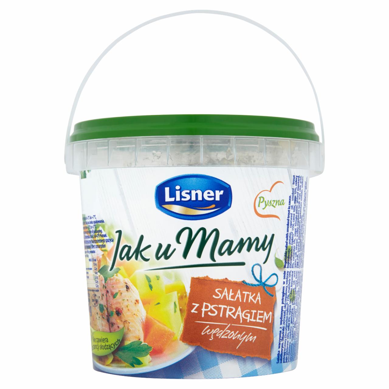 Zdjęcia - Lisner Jak u Mamy Sałatka z pstrągiem wędzonym 500 g