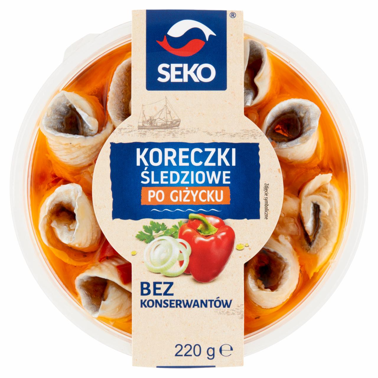 Zdjęcia - Seko Koreczki śledziowe po giżycku 220 g