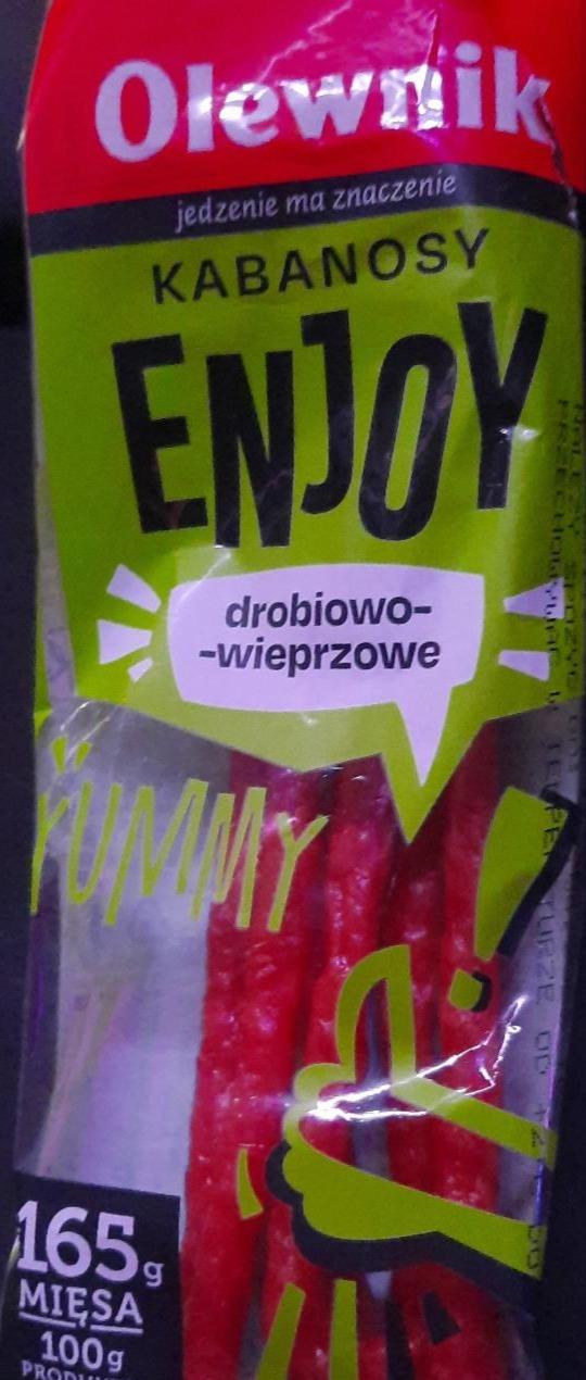 Zdjęcia - Kabanosy drobiowo-wieprzowe Olewnik