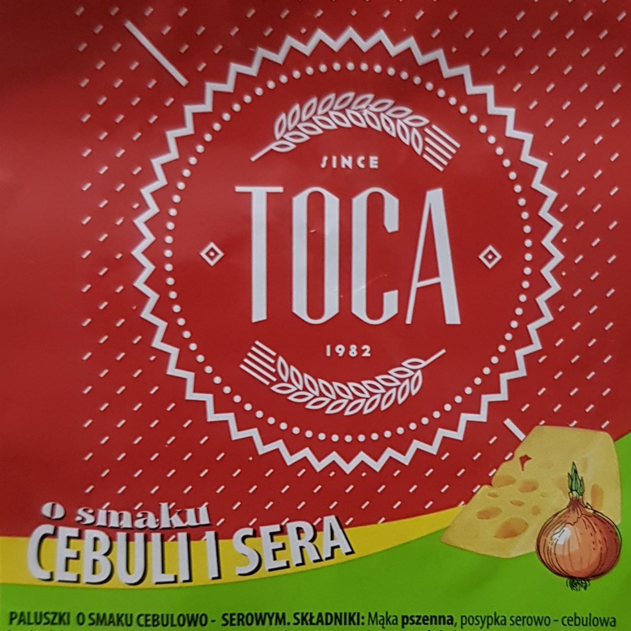 Zdjęcia - Paluszki o smaku cebuli i sera Toca