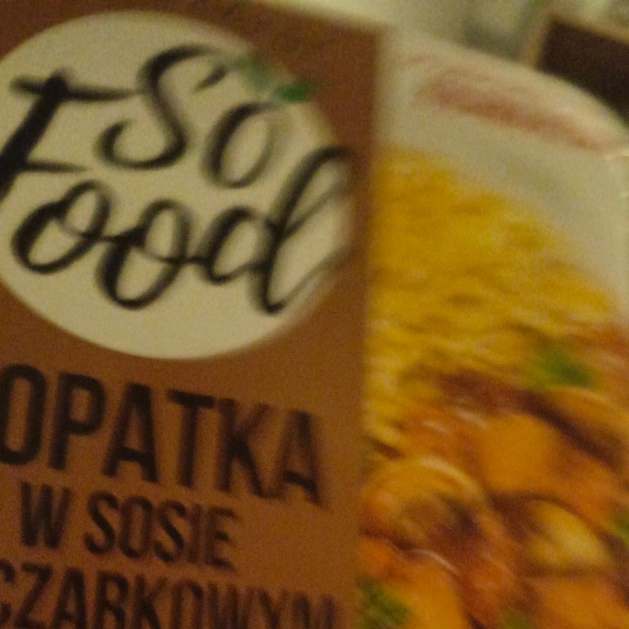 Zdjęcia - Łopatka w sosie pieczarkowym So Food