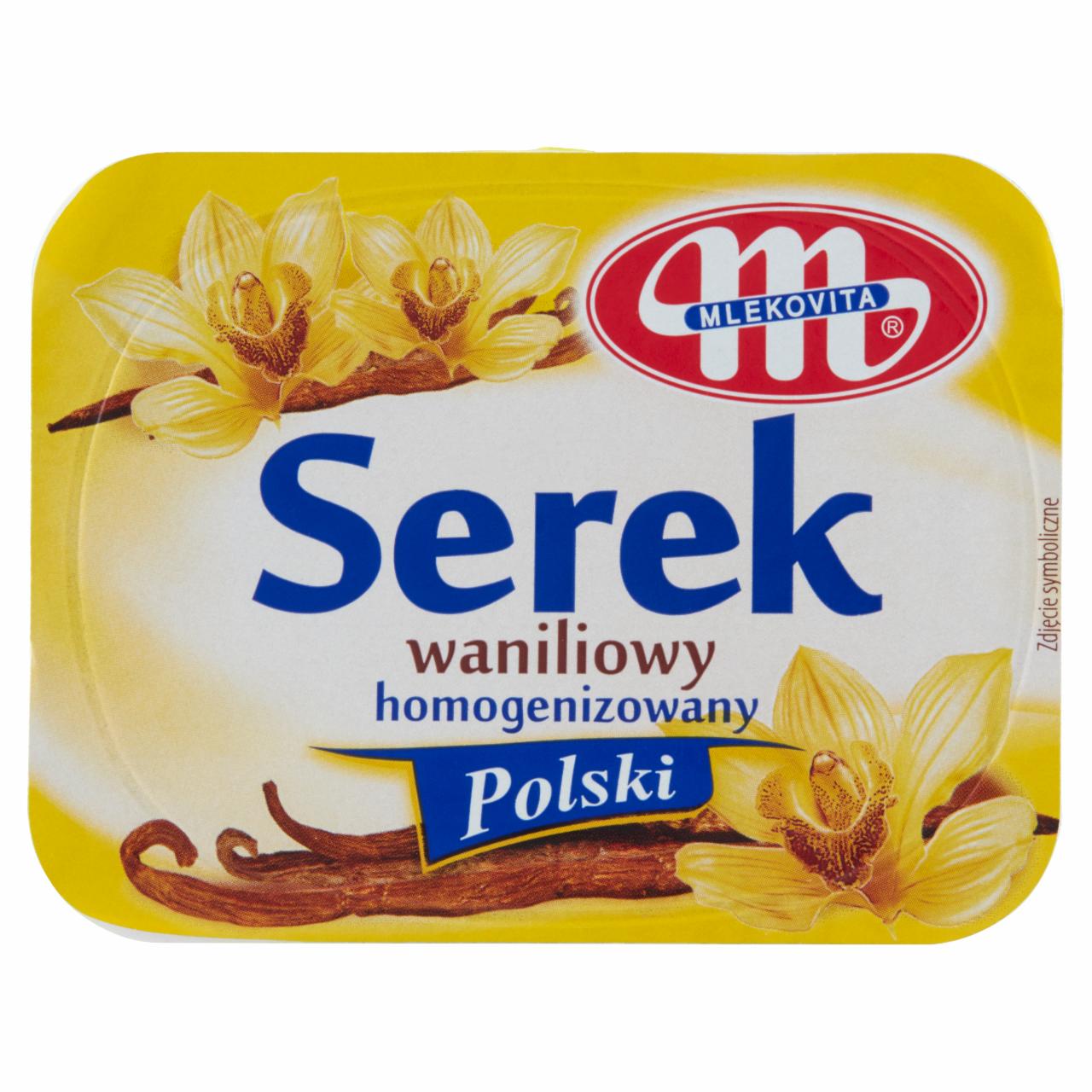 Zdjęcia - Mlekovita Serek homogenizowany Polski waniliowy 150 g