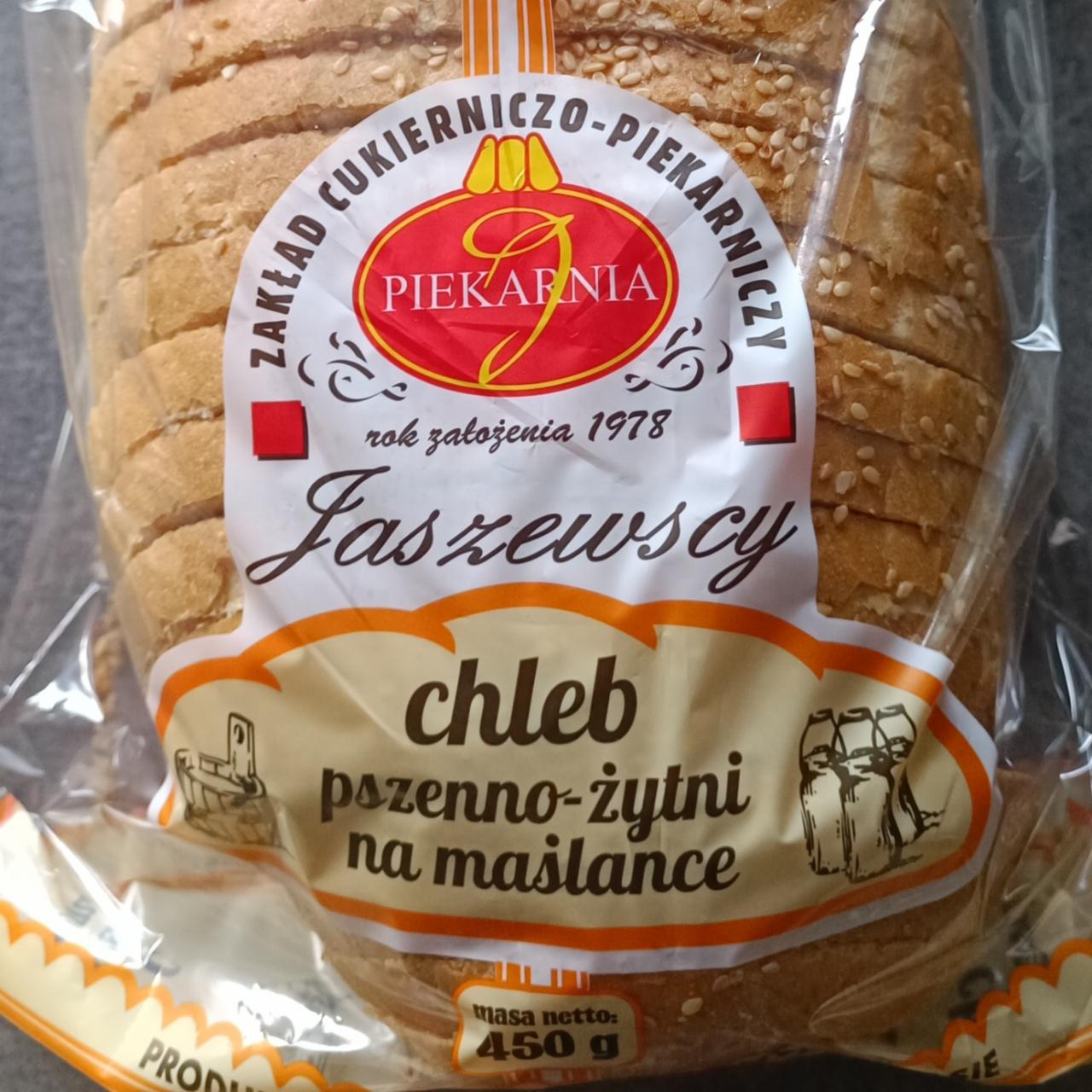 Zdjęcia - chleb pszenno zytni na maślance Jaszczewscy