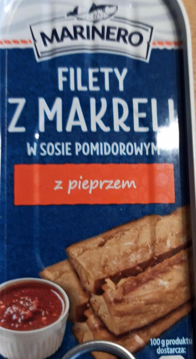 Zdjęcia - Filety z makreli w sosie pomidorowym z pieprzem Marinero