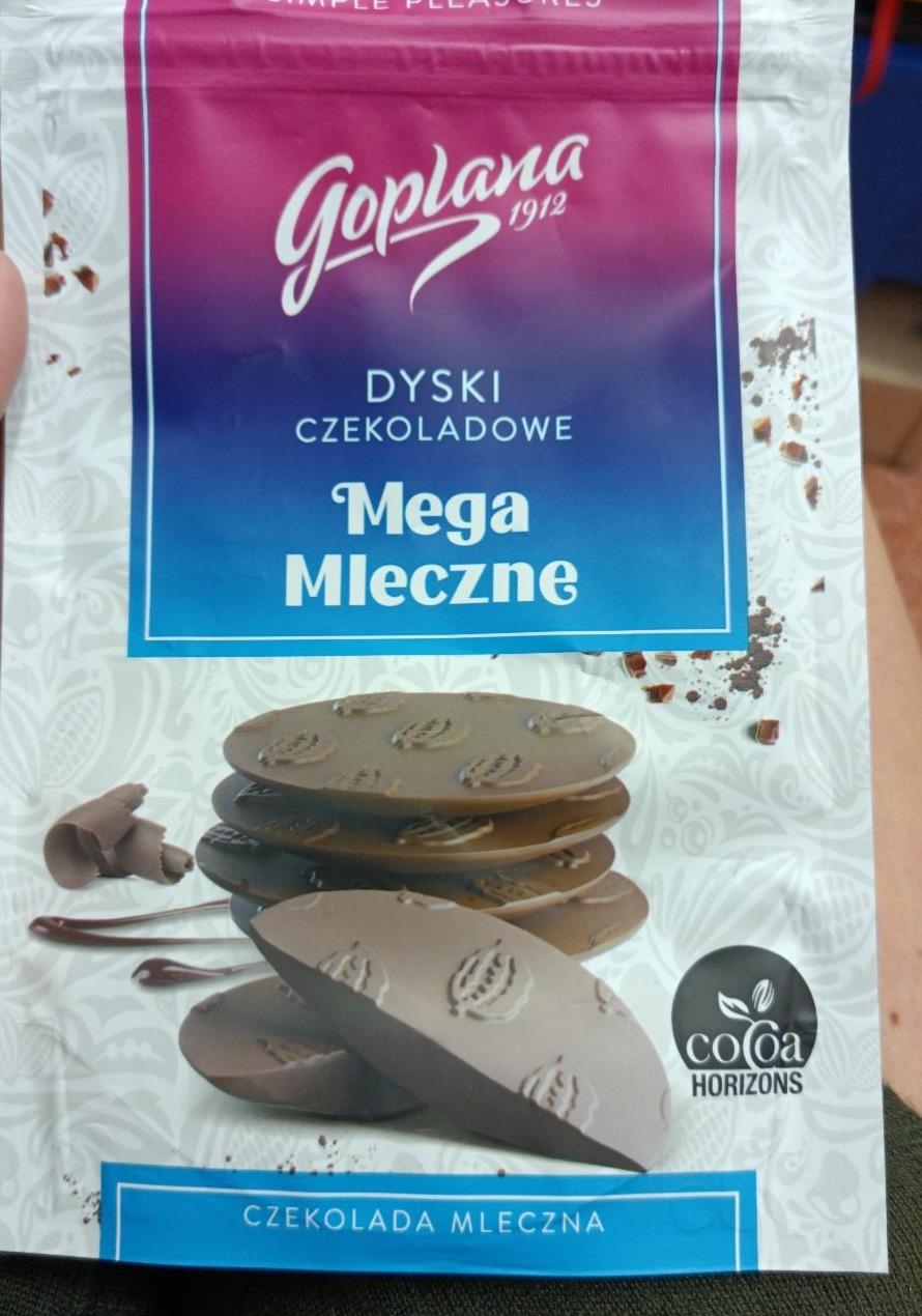 Zdjęcia - Dyski czekoladowe Mega Mleczne Goplana