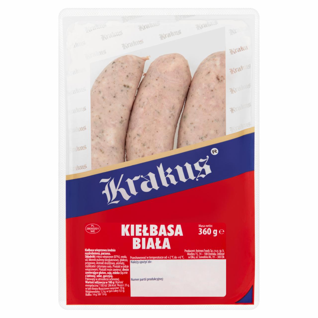 Zdjęcia - Krakus Biała kiełbasa 360 g