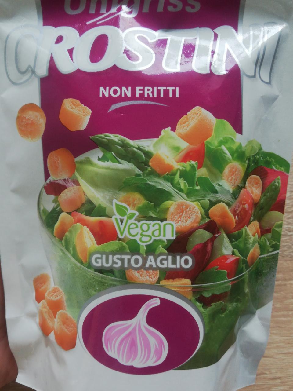 Zdjęcia - Crostini non fritti vegan gusto aglio