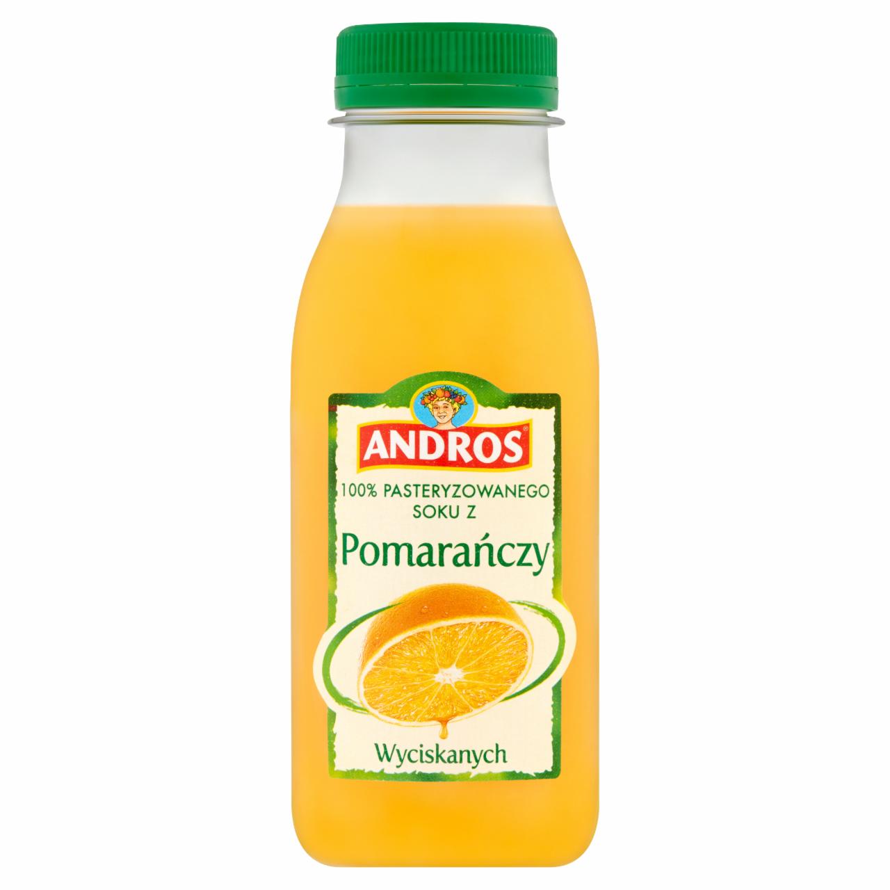 Zdjęcia - Andros 100% Sok z pomarańczy wyciskanych 250 ml