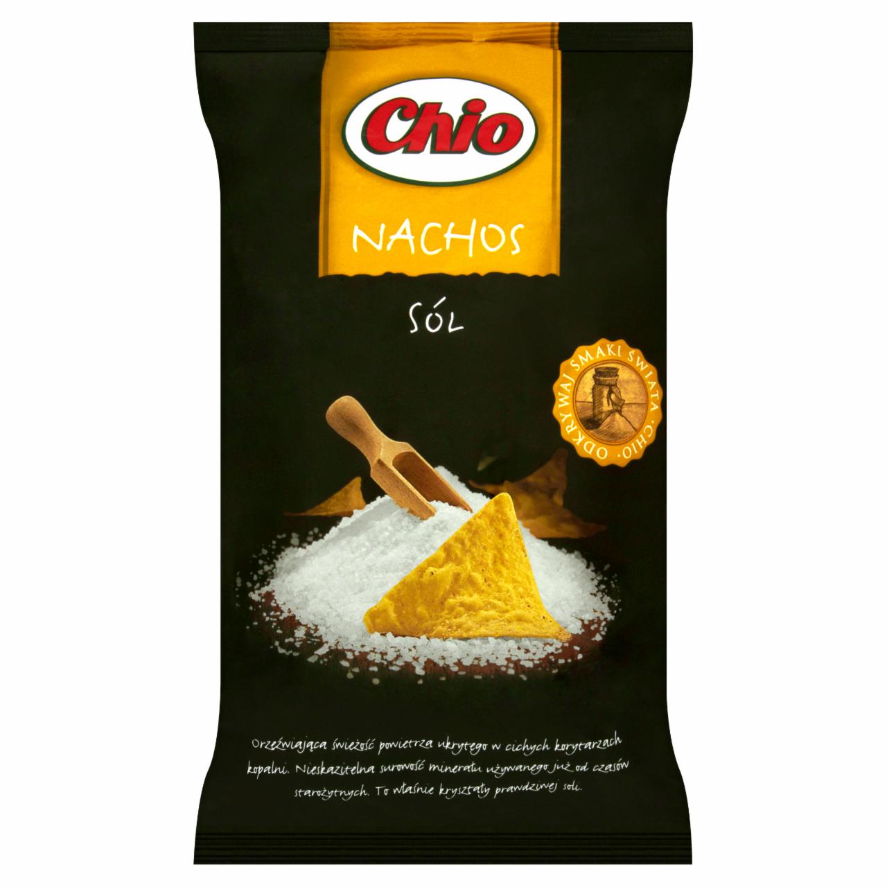 Zdjęcia - Chio Nachos Sól Chipsy kukurydziane 190 g