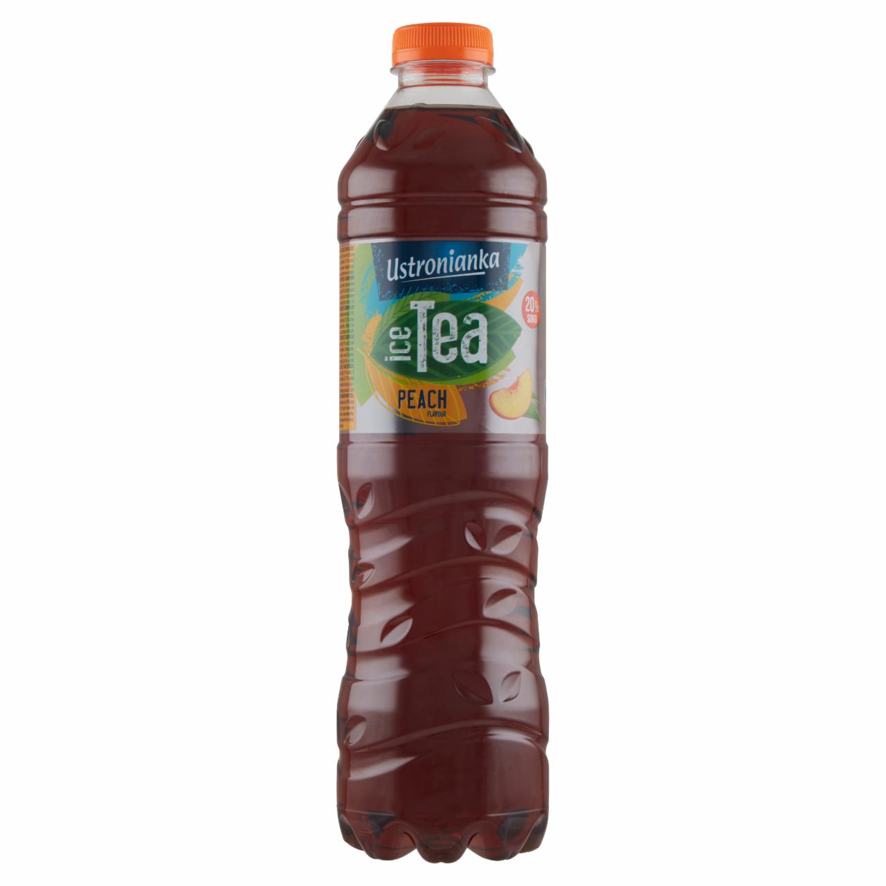 Zdjęcia - Ustronianka Ice Tea Napój niegazowany o smaku brzoskwiniowym 1,5 l