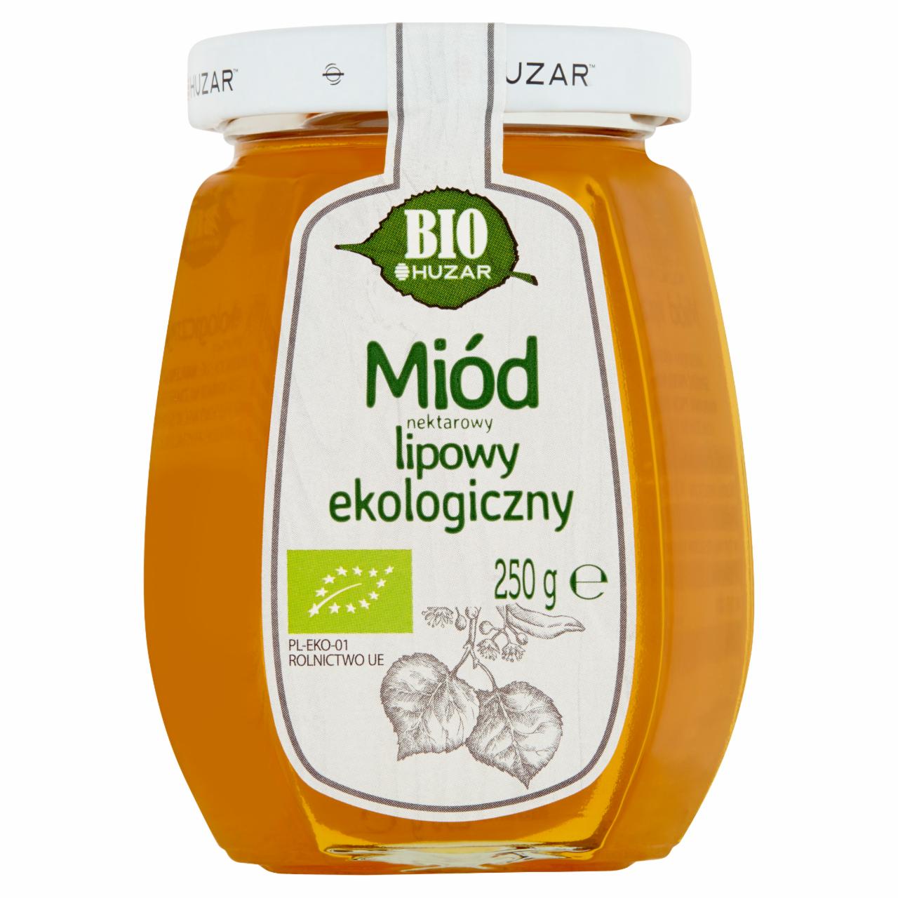 Zdjęcia - Huzar Bio Miód nektarowy lipowy ekologiczny 250 g