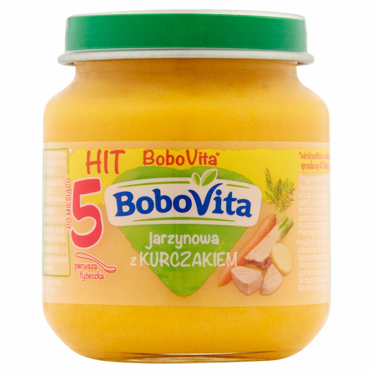 Zdjęcia - BoboVita Jarzynowa z kurczakiem po 5 miesiącu 125 g