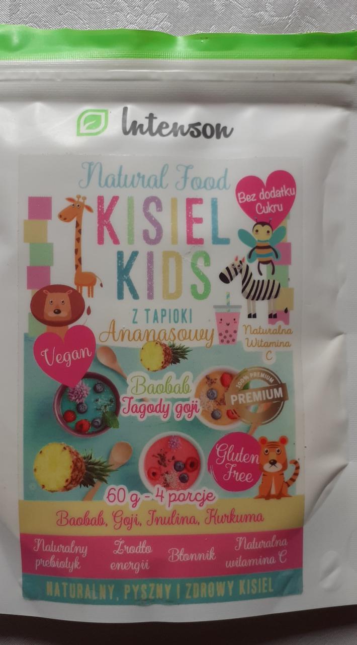 Zdjęcia - Interson, Natural Food Kisiel Kids z tapioki ananasowy