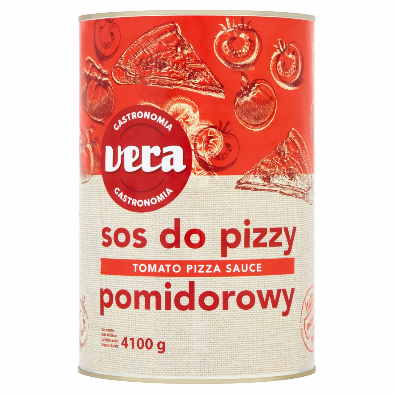 Zdjęcia - Vera Gastronomia Sos do pizzy pomidorowy 4100 g