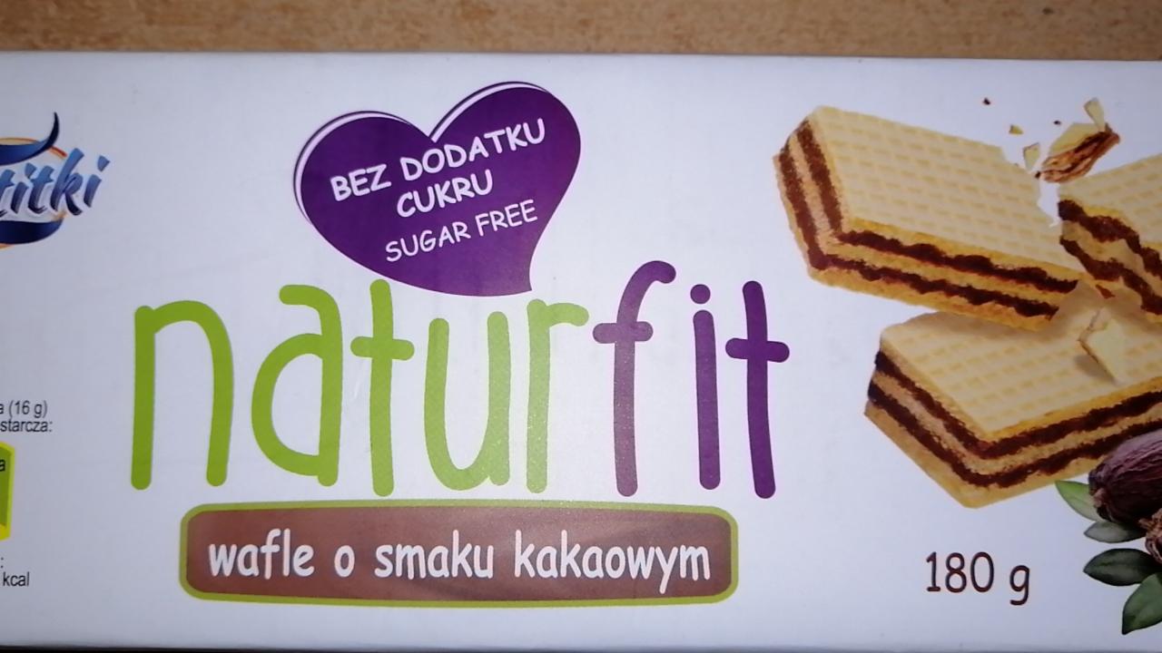 Zdjęcia - Wafle o smaku kakaowym Naturfit