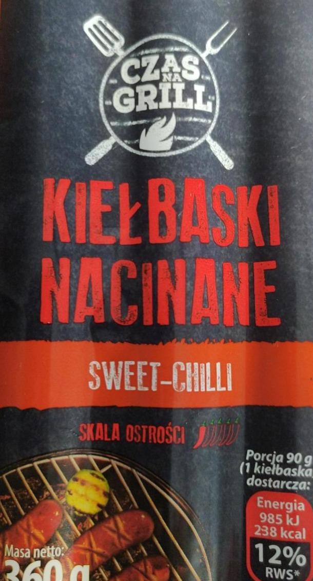 Zdjęcia - Kiełbaski nacinane sweet-chilli Czas na grill
