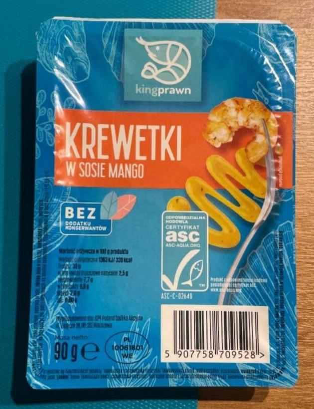 Zdjęcia - Krewetki w sosie mango kingprawn