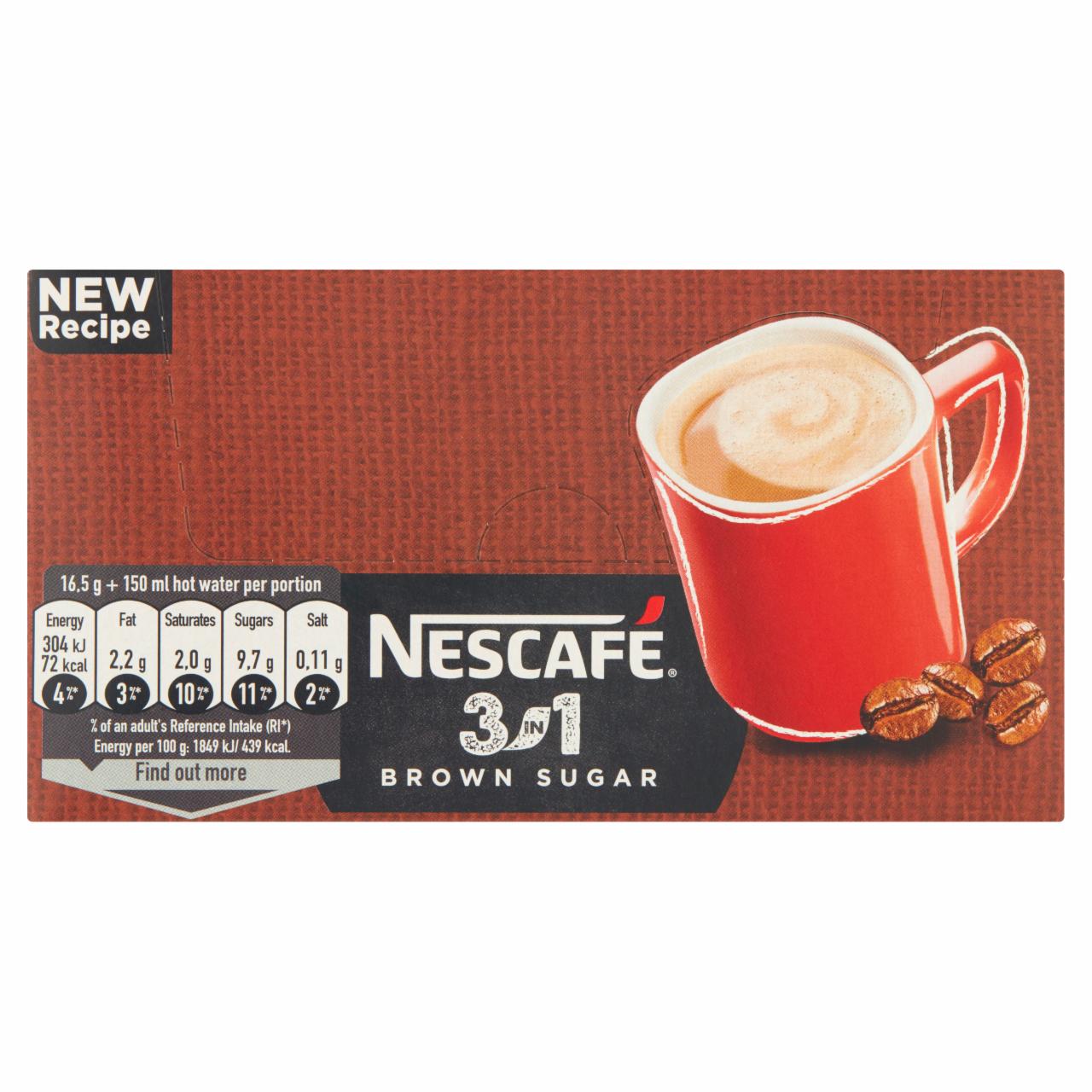 Zdjęcia - Nescafé 3in1 Brown Sugar Rozpuszczalny napój kawowy 462 g (28 x 16,5 g)