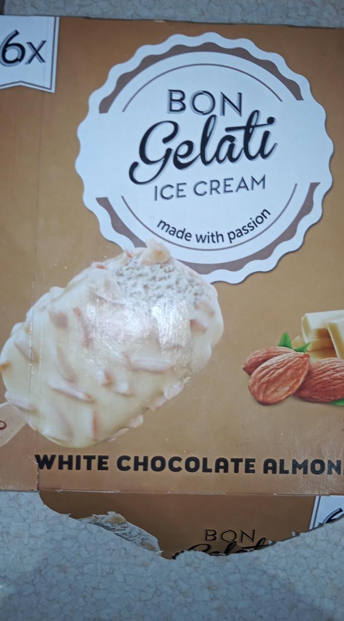 Zdjęcia - Premium Ice Cream White chocolate almond Bon Gelati
