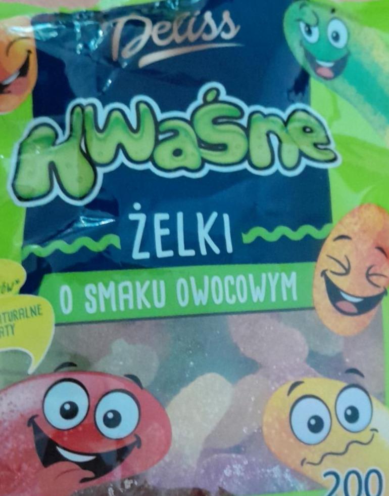 Zdjęcia - Kwaśne żelki o smaku owocowym Deliss