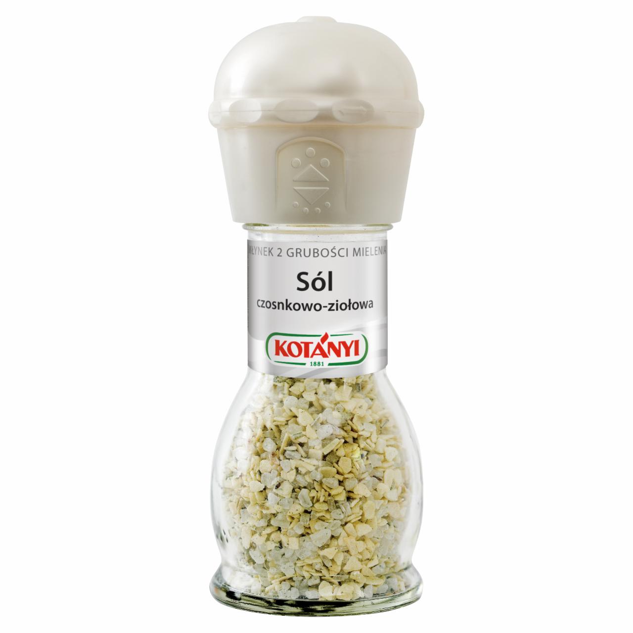 Zdjęcia - Kotányi Młynek Sól czosnkowo-ziołowa 50 g