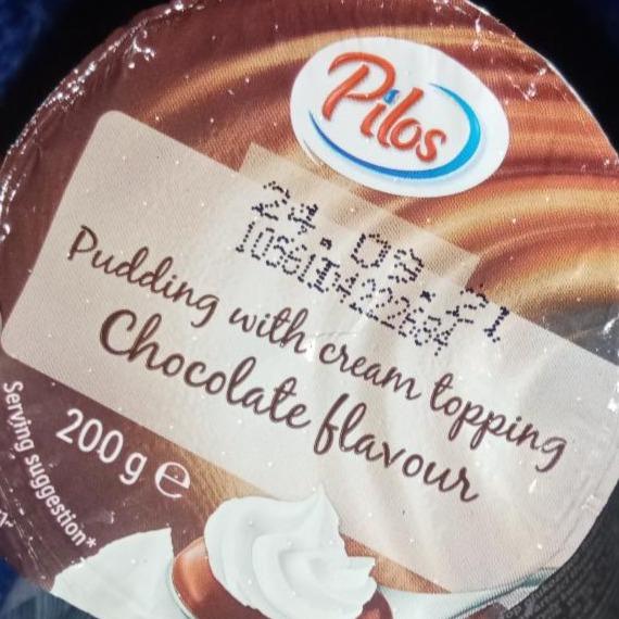 Zdjęcia - PILOS pudding with cream topping