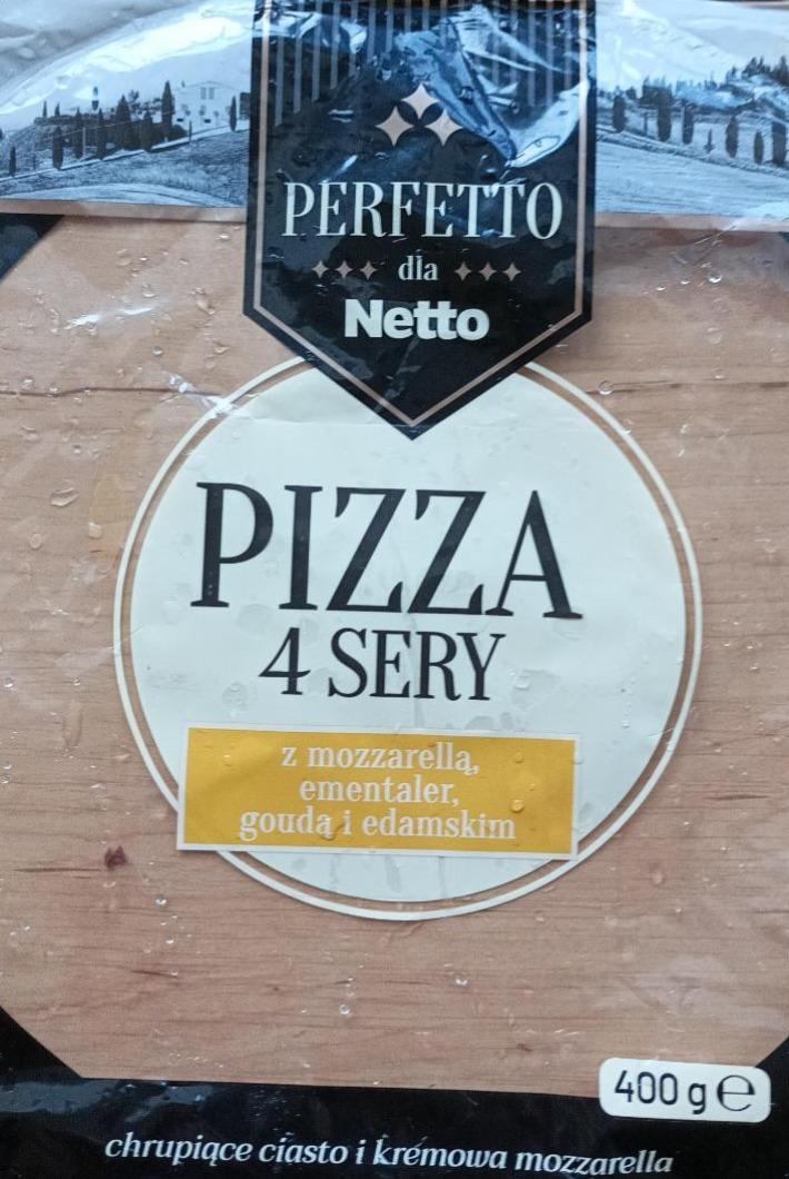 Zdjęcia - Pizza 4 sery z mozzarella, ementaler, gouda i edamskim Perfetto