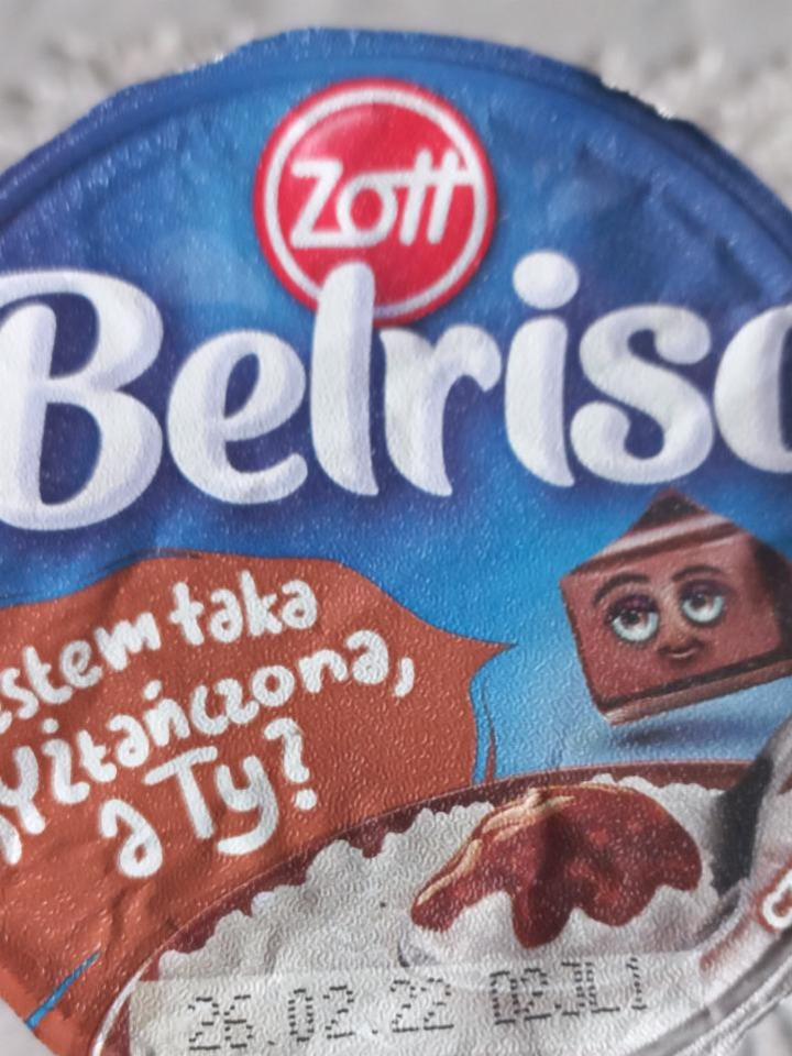 Zdjęcia - Zott Belriso Deser mleczny z ryżem i sosem czekoladowym