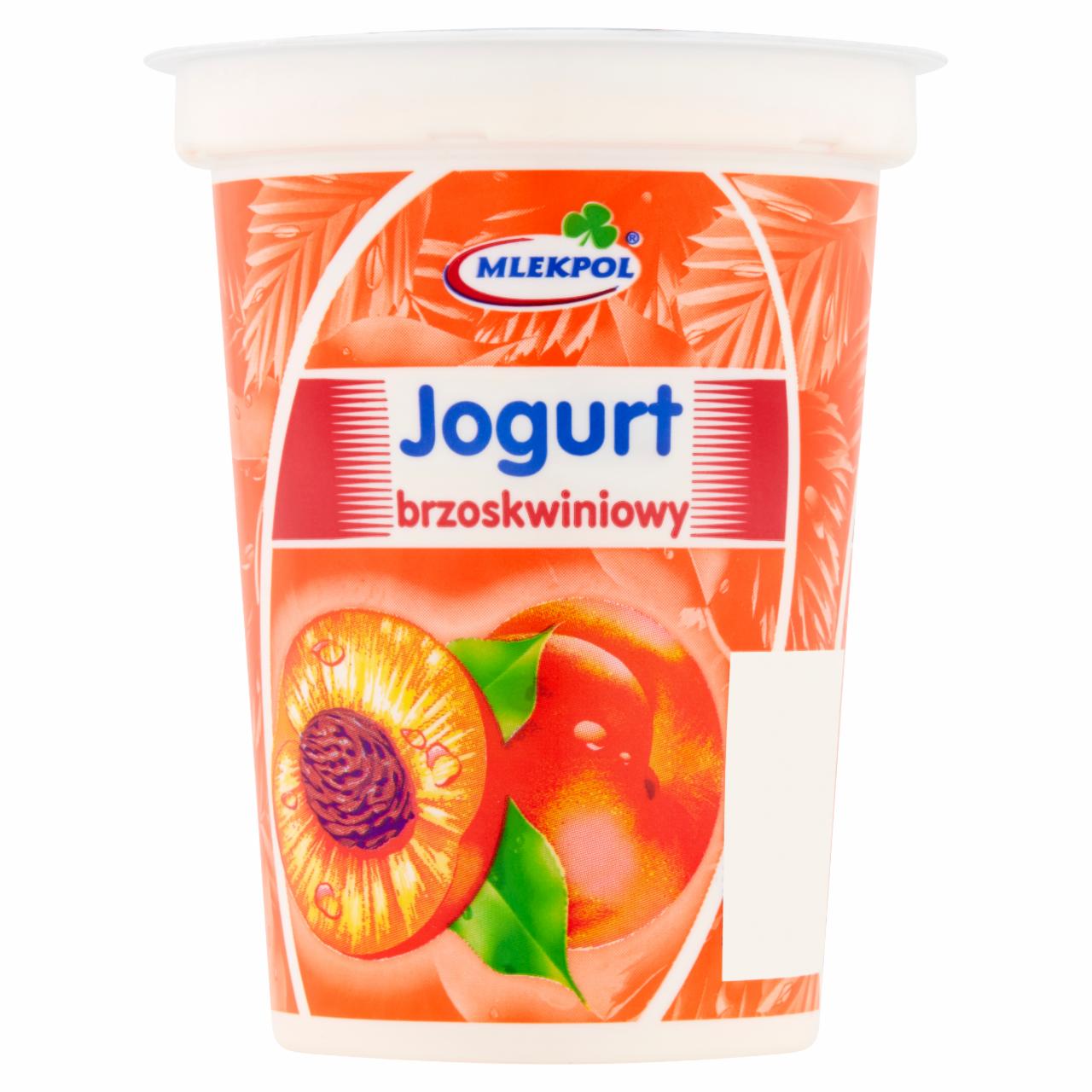Zdjęcia - Mlekpol Jogurt brzoskwiniowy 400 g