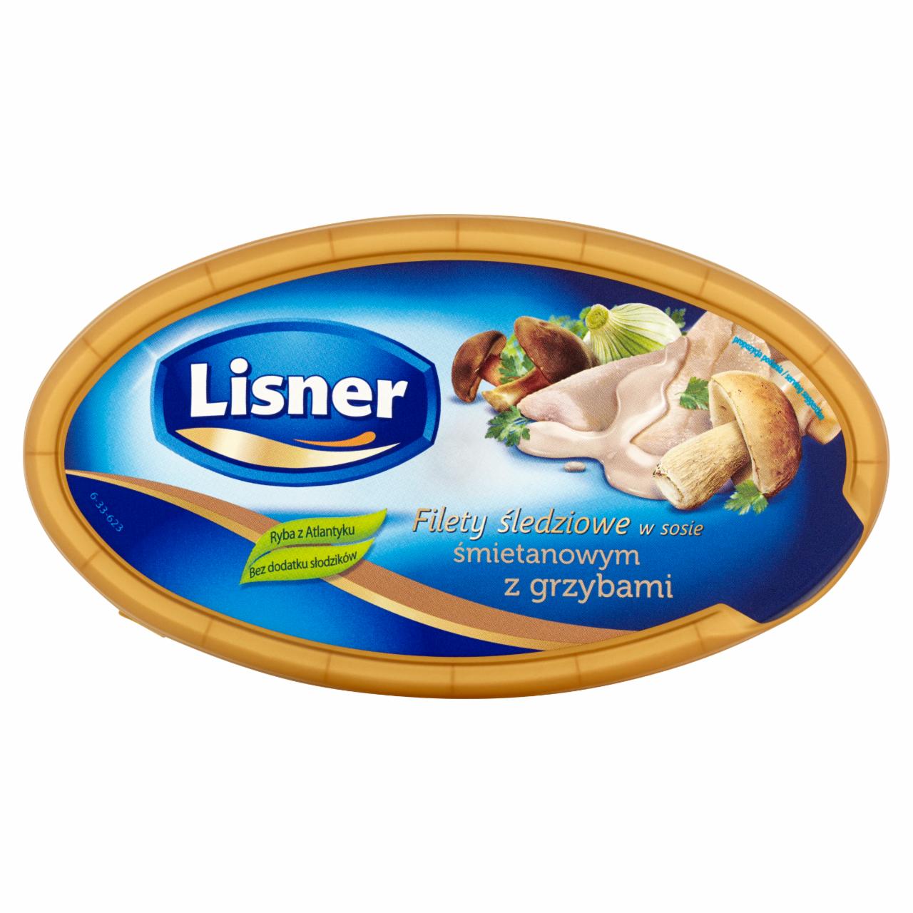 Zdjęcia - Lisner Śledź atlantycki filety w sosie grzybowym 280 g