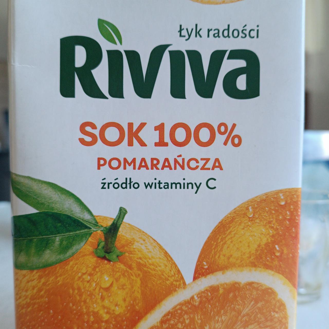 Zdjęcia - Sok 100% pomarańcza źródło witaminy C Riviva