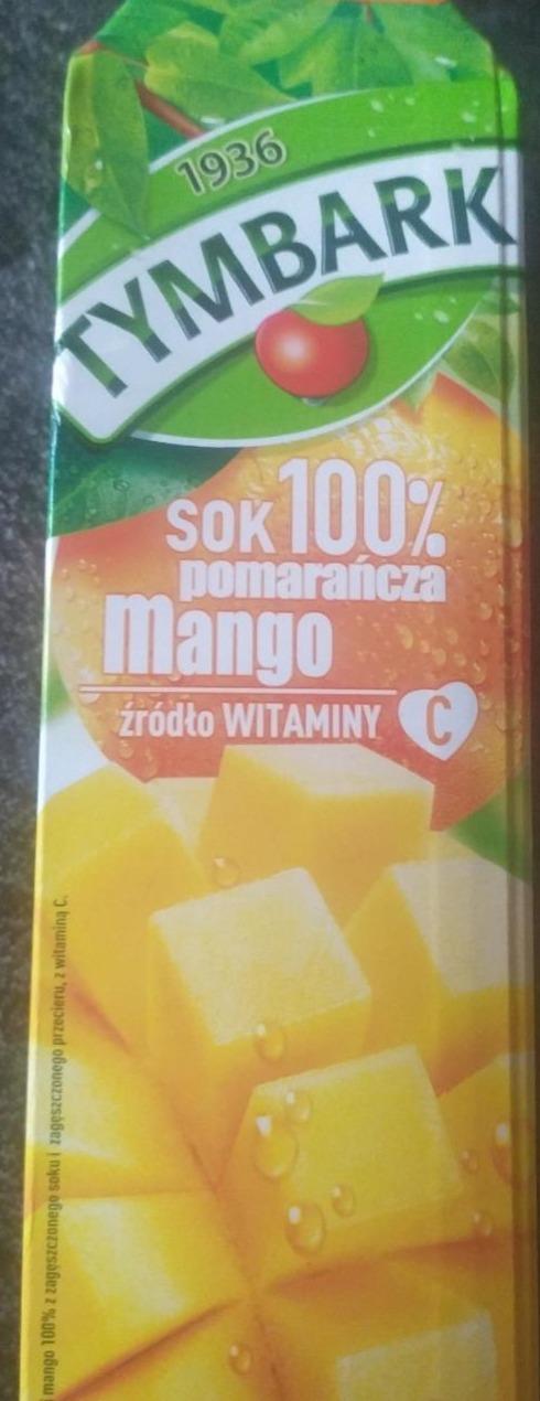 Zdjęcia - Sok 100% pomarańcza mango Tymbark