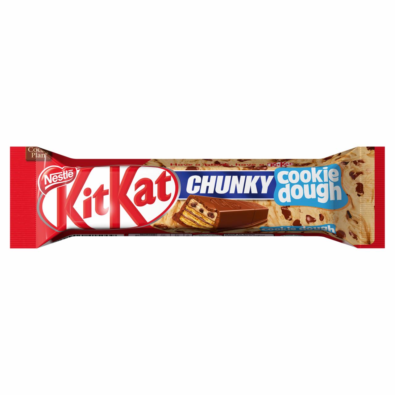 Zdjęcia - KitKat Chunky Paluszek waflowy z nadzieniem o smaku ciasteczkowym w mlecznej czekoladzie 42 g